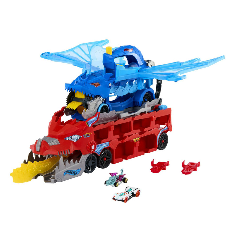 HW City Dragón Transportador Ataque Doble