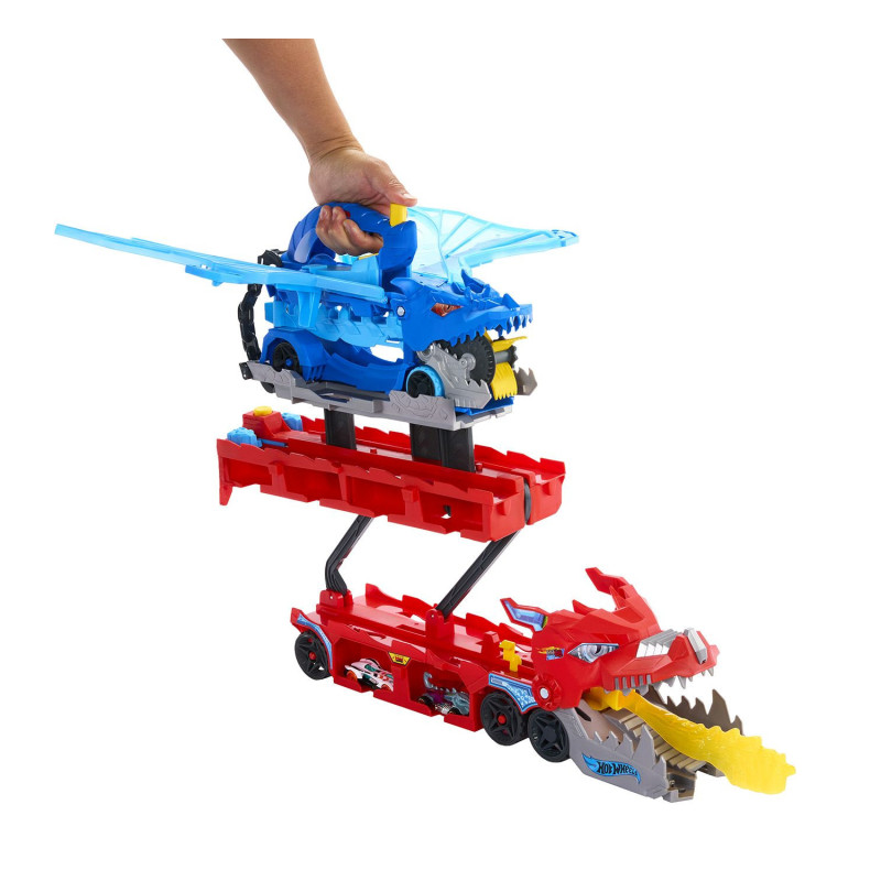 HW City Dragón Transportador Ataque Doble