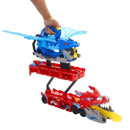 HW City Dragón Transportador Ataque Doble