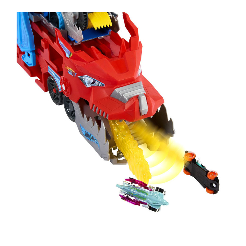 HW City Dragón Transportador Ataque Doble