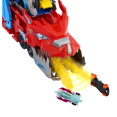 HW City Dragón Transportador Ataque Doble