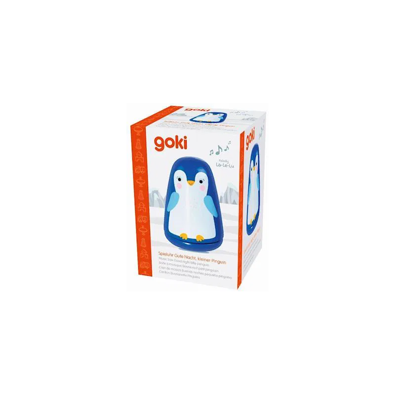 Caja De Música Pequeño Pingüino Buenas Noches