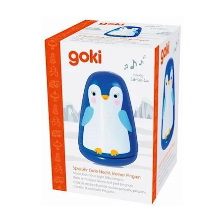 Caja De Música Pequeño Pingüino Buenas Noches