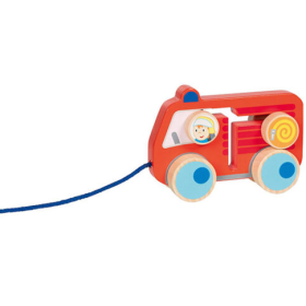 Camión Brigada De Bomberos De Madera