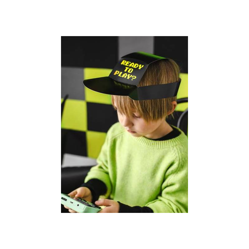 Gorros Gamer Negro 6 Ud