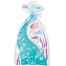 Bolsas Celofán Sirena 20 Uds De Fiesta Y Cumpleaños