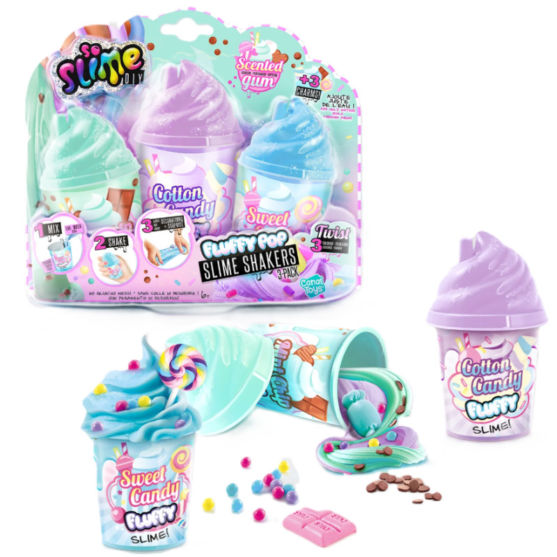 Slime Fluffy Pack 3