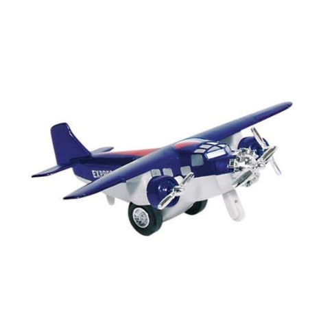 Avioneta De Metal Retrofricción