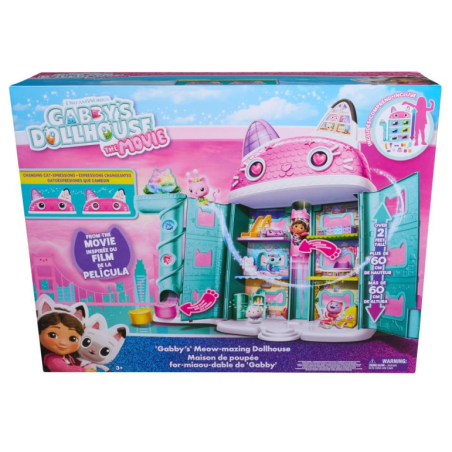 Casa De Muñecas De Gabby Mansión Meaow