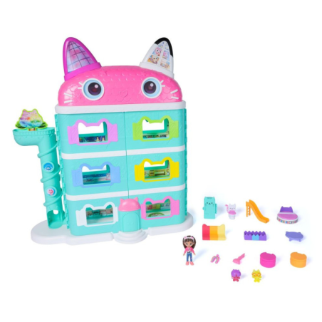 Casa De Muñecas De Gabby Mansión Meaow