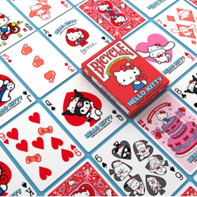 Baraja Cartas Bicycle Hello Kitty De Naipes Heraclio 2