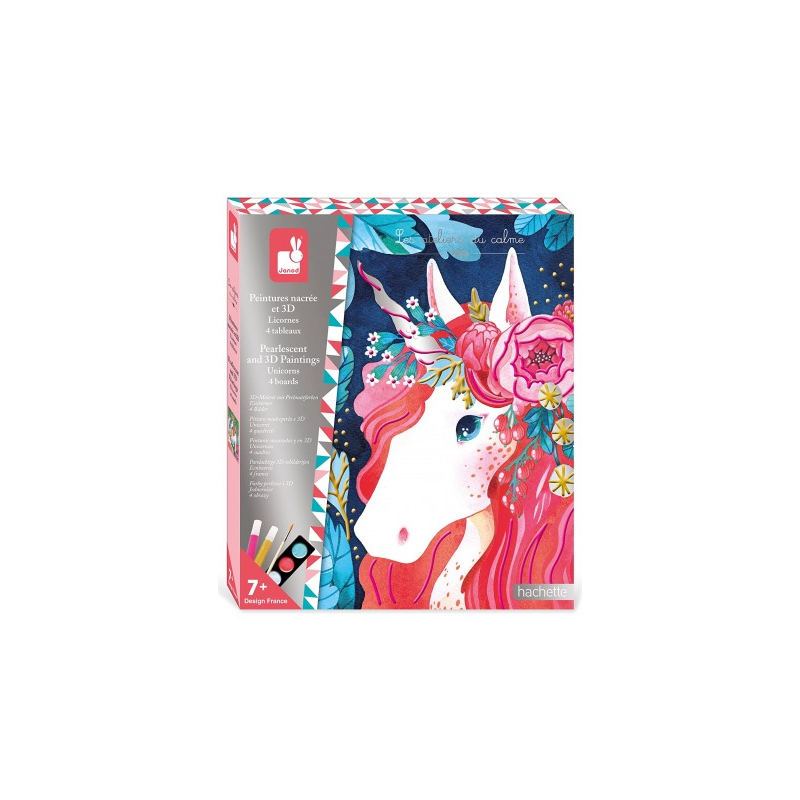 Kit Pinturas Nacaradas Y En 3D Unicornio