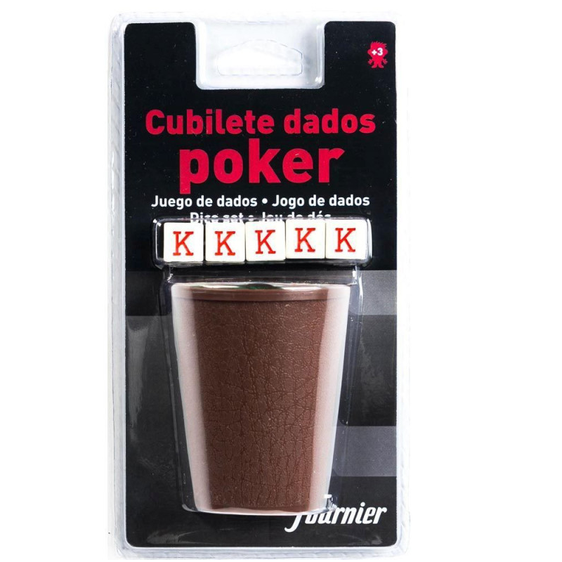 Cubilete Con Dados Poker De Simba