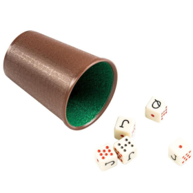 Cubilete Con Dados Poker De Simba 2