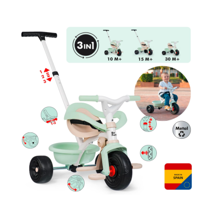 Triciclo Be Fun Confort Verde