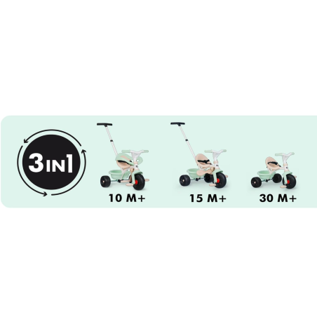 Triciclo Be Fun Confort Verde