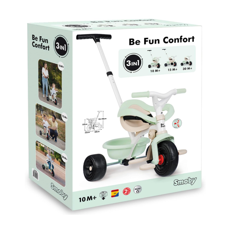 Triciclo Be Fun Confort Verde