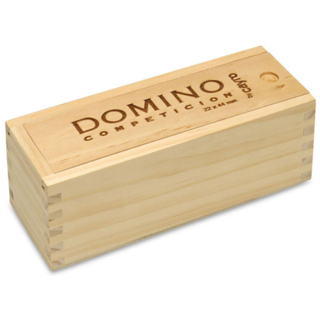 Dominó De Competición En Caja De Madera