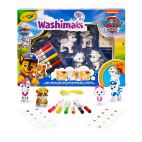 Washimals Patrulla Canina Set 4 Mascotas De Crayola