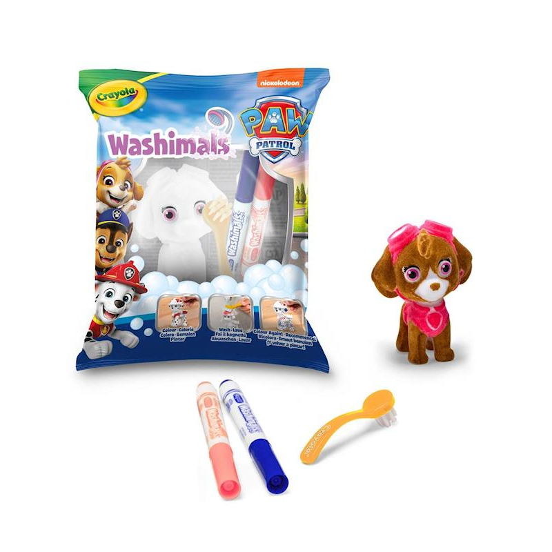 Washimals Pets Sobre Individual Patrulla Canina De Crayola