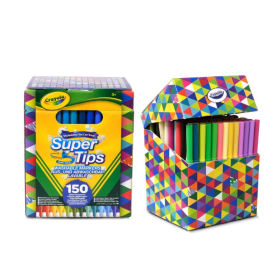 Set 150 Rotuladores Super Punta Lavables Crayola De Crayola