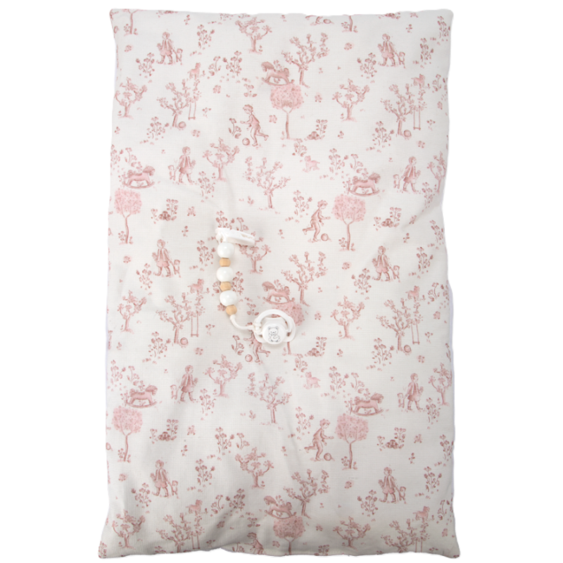 Muñeca Arias Reborn Julia Rosa Con Cojín 40 Cm