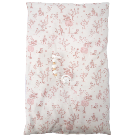 Muñeca Arias Reborn Julia Rosa Con Cojín 40 Cm