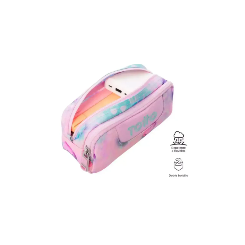 Estuche Totto Glitter Shiny Heart