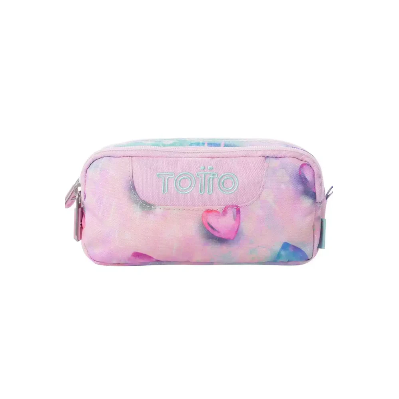 Estuche Totto Glitter Shiny Heart