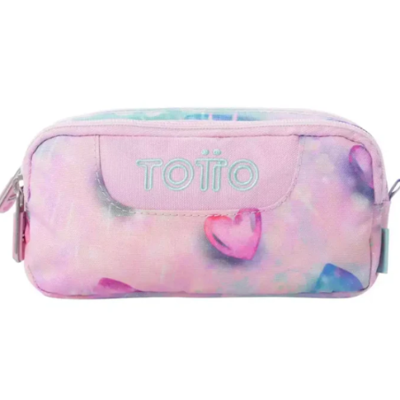 Estuche Totto Glitter Shiny Heart