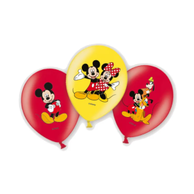 Globos Personajes Mickey Mouse 6 Uds