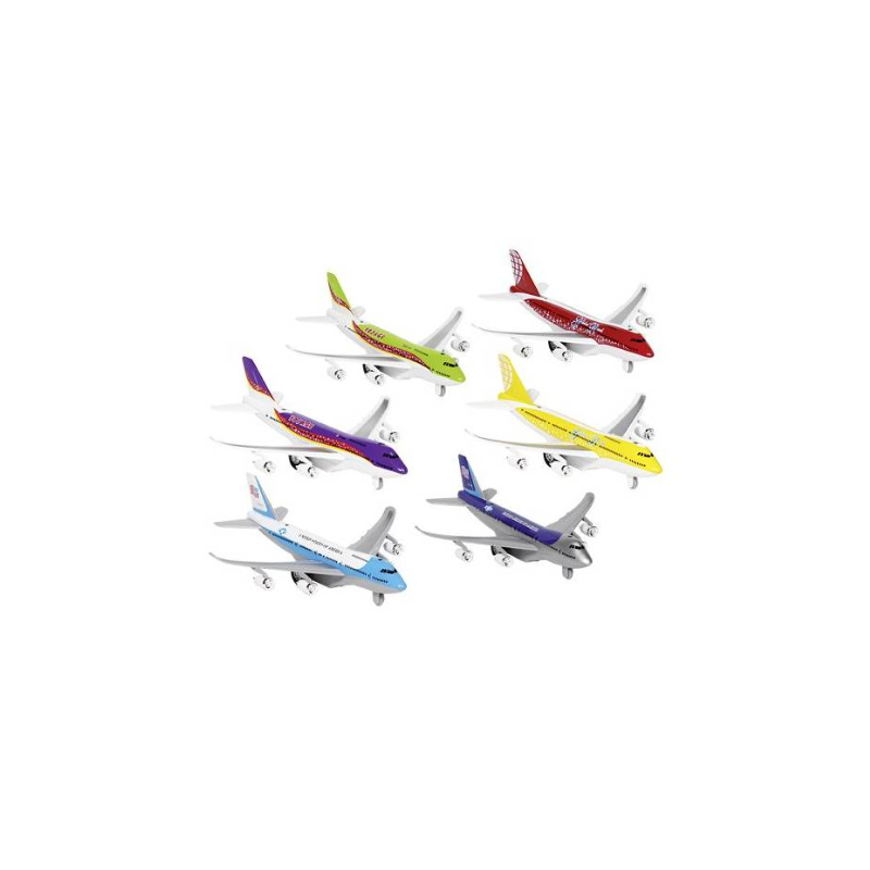 Avión Hojalata Luces Y Sonidos