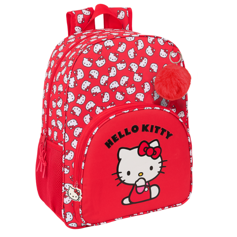 Mochila Hello Kitty Iconic Adaptable A Carro De Safta