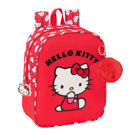 Mochila Hello Kitty Guardería Adaptable A Carro De Safta