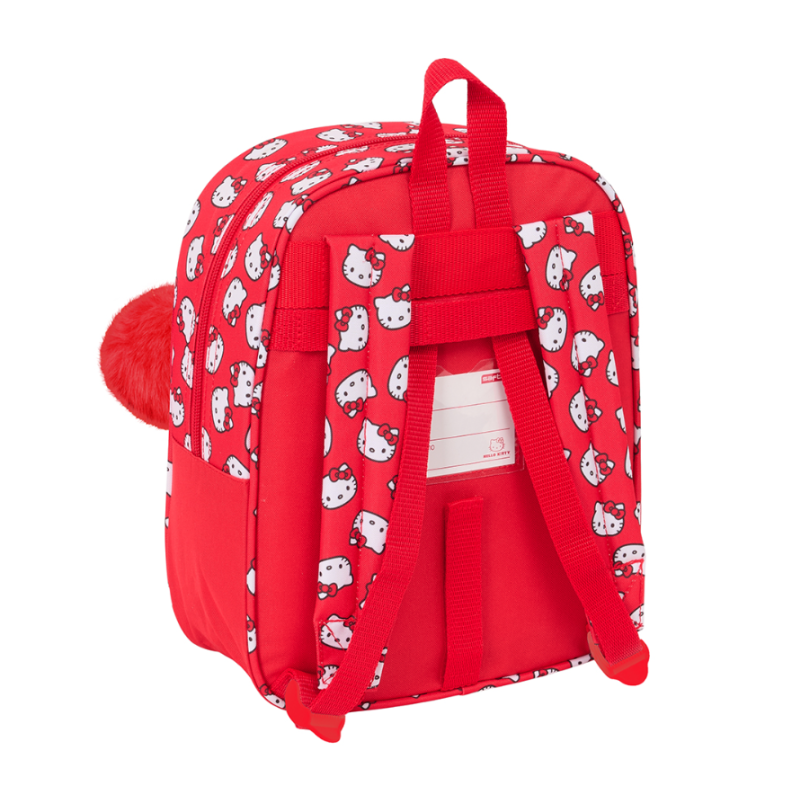 Mochila Hello Kitty Guardería Adaptable A Carro