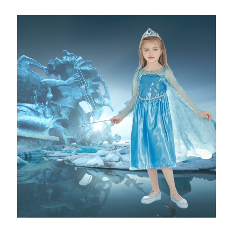 Disfraz Princesa Elsa 3-4 Años