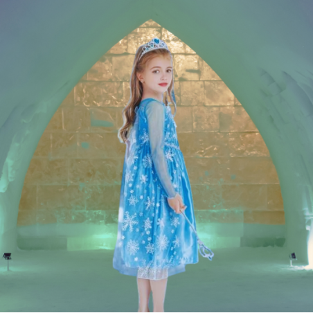 Disfraz Princesa Elsa 3-4 Años