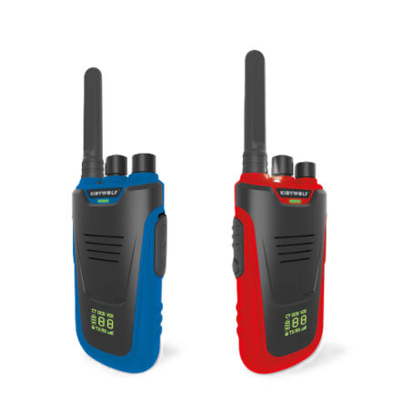 KIDYWOLF Walkie-Talkies Kidytalk Azul-Rojo