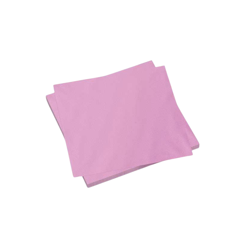 Servilletas Rosa Bebé 25x25 Cm 50 Uds De Fiesta Y Cumpleaños