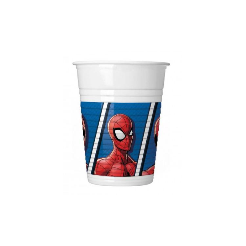 Vasos Spiderman 8 Unidades