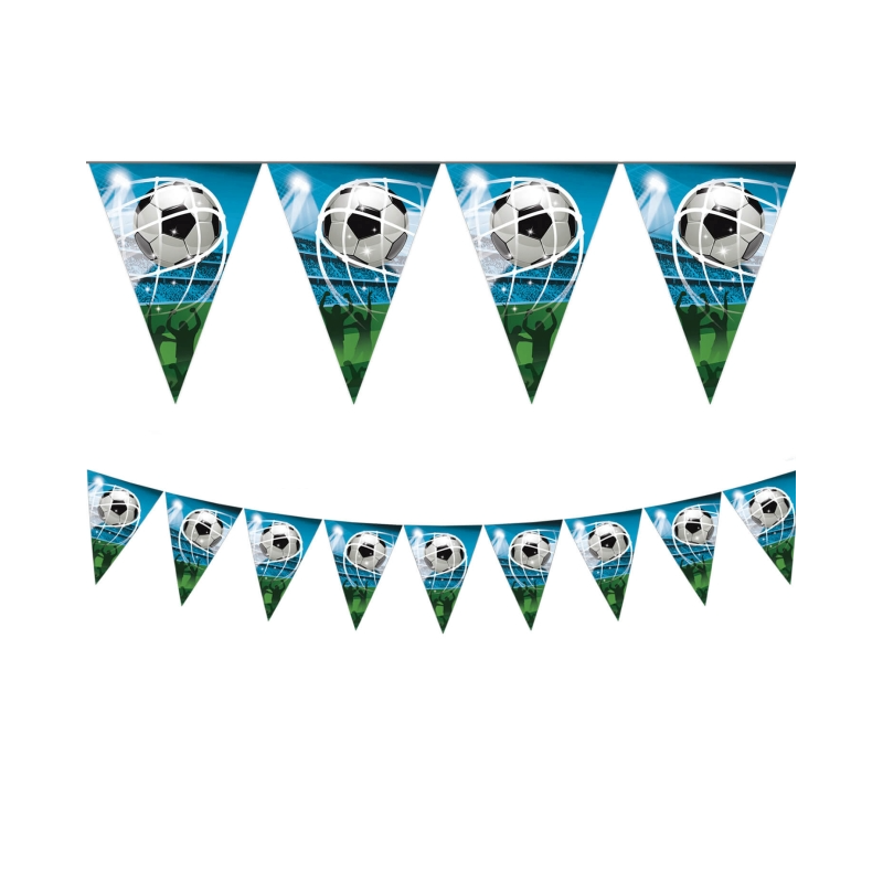 Banderín Fútbol Triángulos