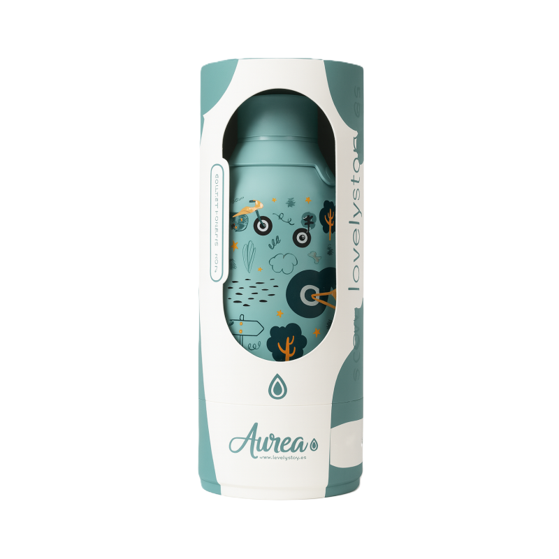 Aurea Botella Térmica Motorbike Green 500 Ml