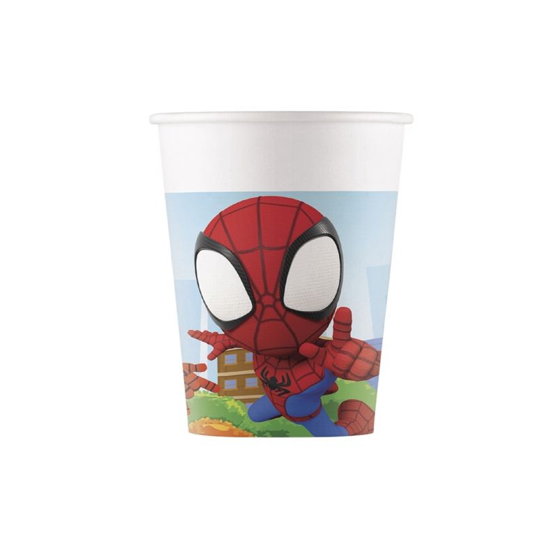 Vasos Spidey 200 ml 8 Uds