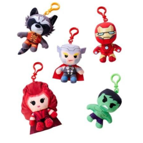 Llavero Peluche Marvel Clips Surtido 2