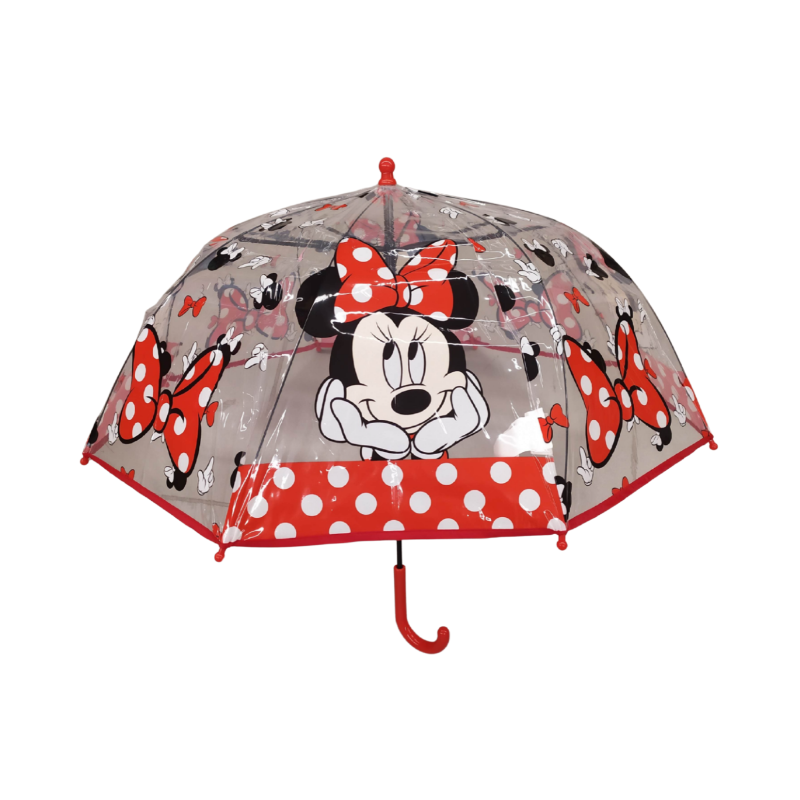 Paraguas Minnie Mouse Rojo De Sun City Iberia