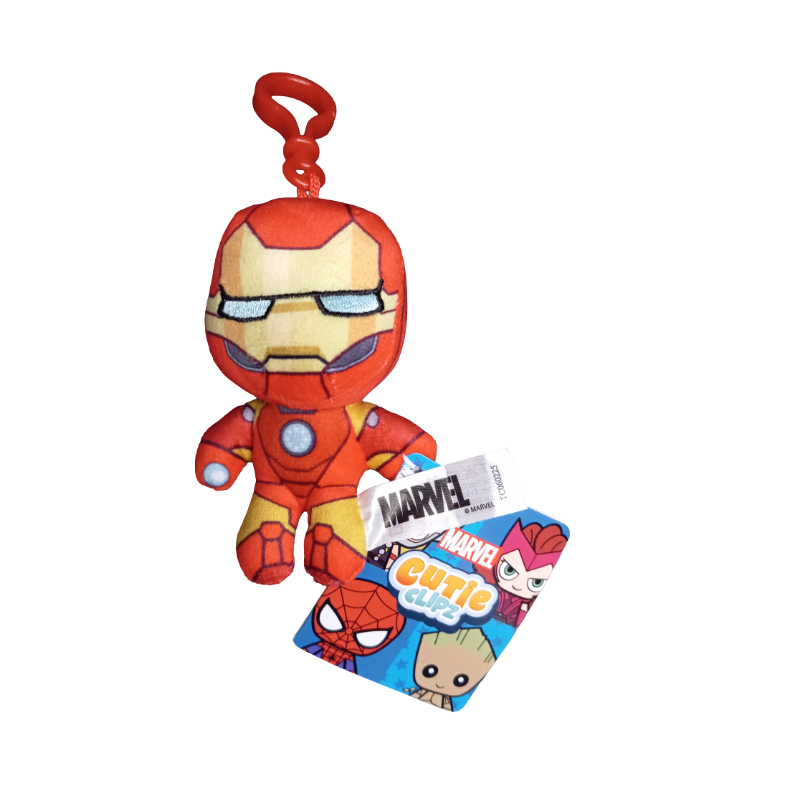 Llavero Peluche Marvel Clips Surtido