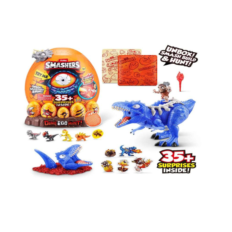 Huevo Smashers Dinosaurio con Figuras