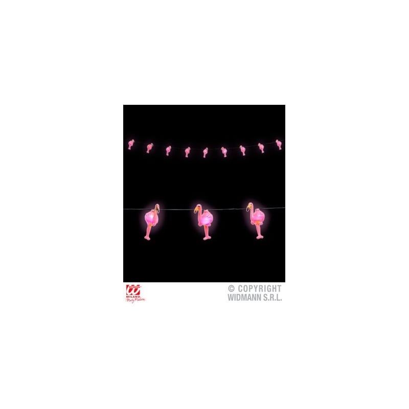 GUIRNALDA LUMINOSA FLAMENCOS 2.5M