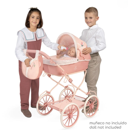 DeCuevas Coche De Muñeca Plegable Con Sombrilla