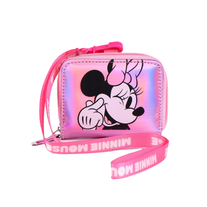 Monedero Iridiscente Minnie Back To School De Cerdá